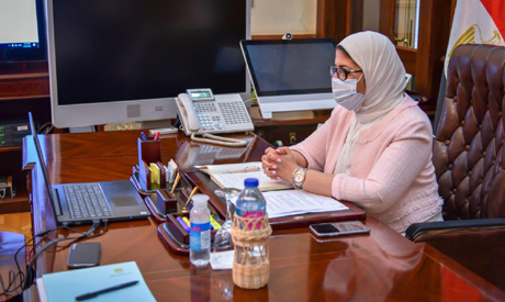 Egypt Health Minister Hala Zayed