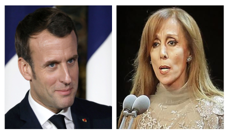 Emmanuel Macron and Fairouz 