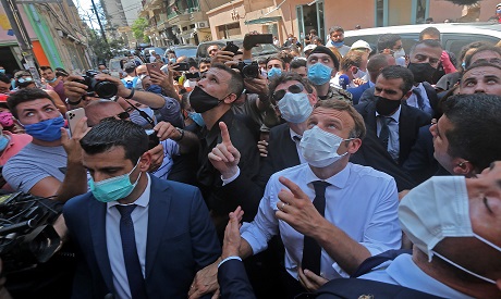 Macron in Beirut 
