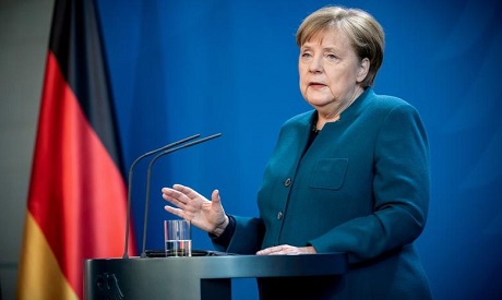 Outgoing German chancellor Angela Merkel 