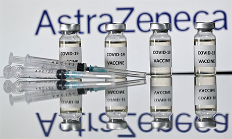 vials with Covid-19 vaccine