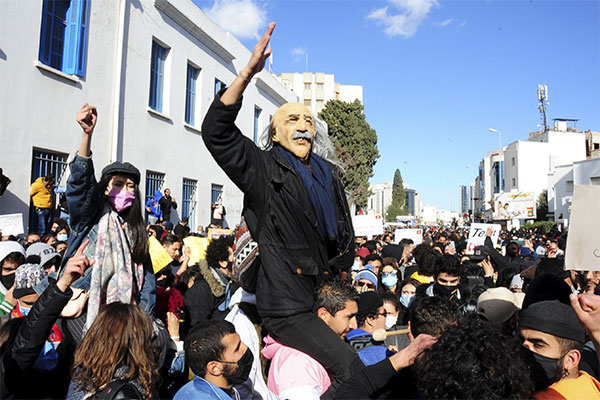 Demonstrations in Tunisia