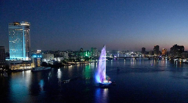 famous Nile Fountain	