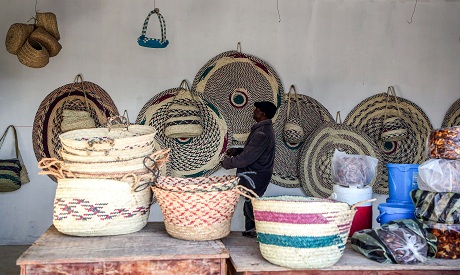 traditional weavers – Tawergha – Libya- AFP