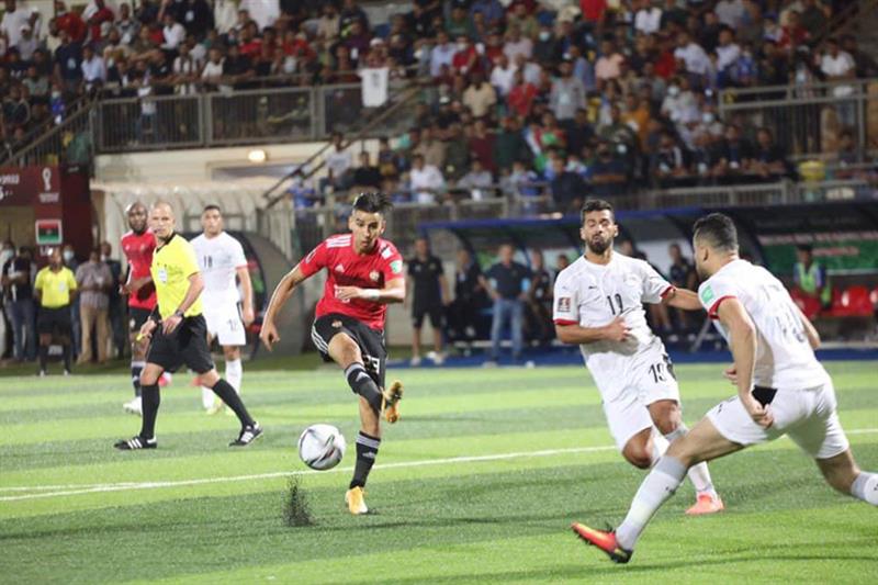 The Egyptian national team defeats the Libyan national team