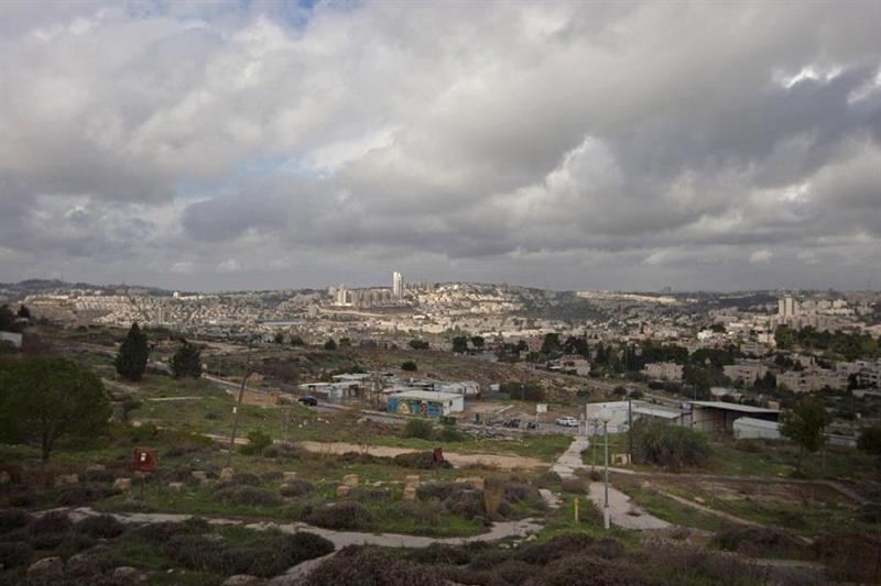 general view of Givat Hamatos area is seen in east Jerusalem