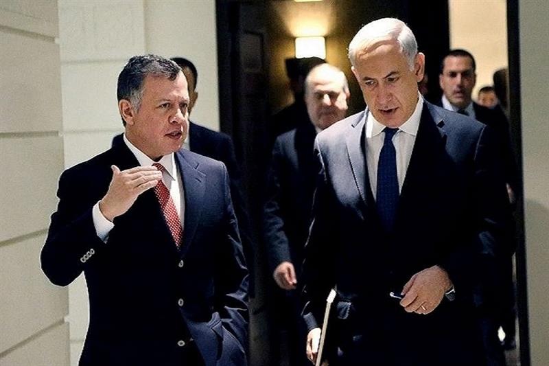 Prime Minister Benjamin Netanyahu, right, and Jordan s King Abdullah II