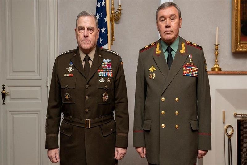 Gen. Mark A. Milley and Gen. Valery Gerasimov