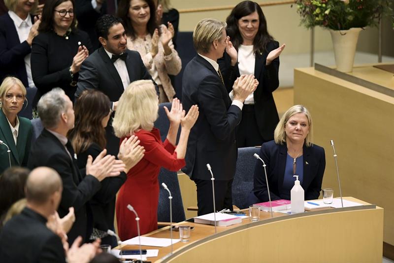 Sweden s Finance Minister and Scocial Democratic Party leader Magdalena Andersson was appointed Swed