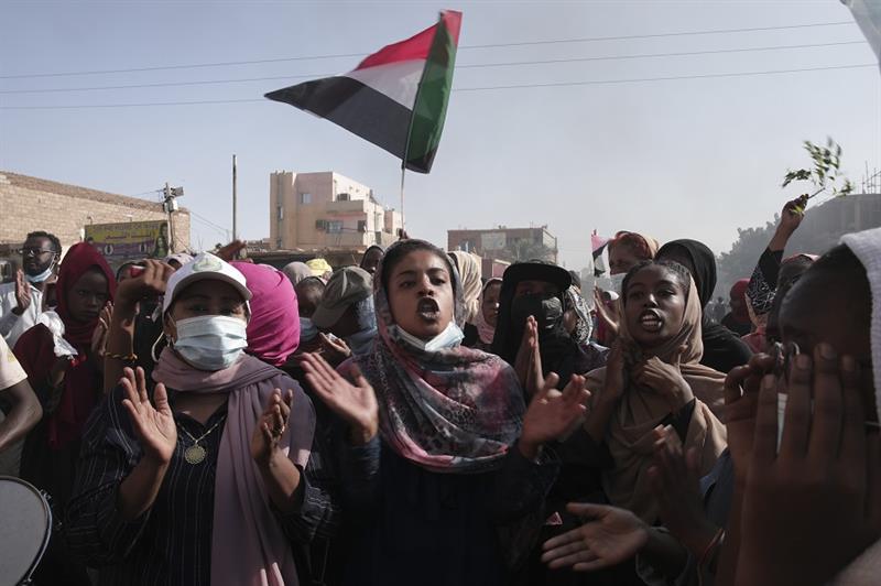 Sudanese protester