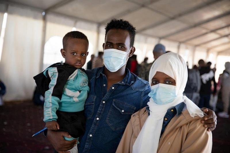  Somali asylum seeker and his family