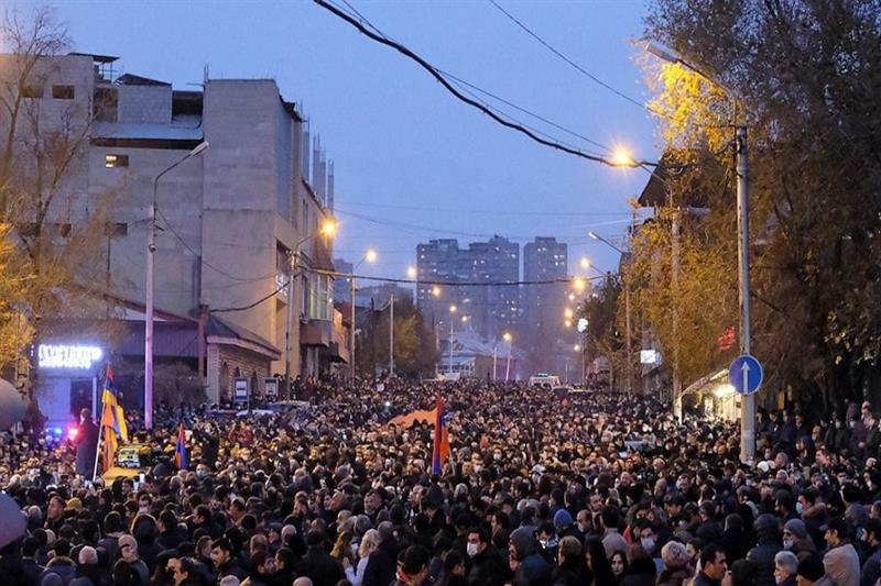 Armenian people rally 