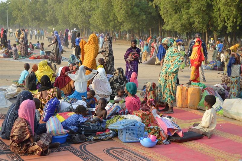 Refugees from Cameroon in Chad 