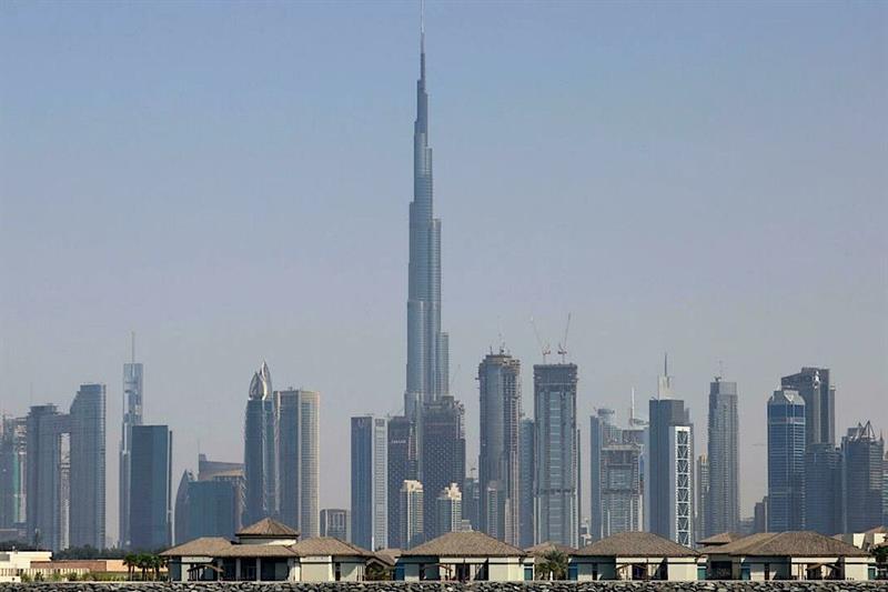 The Dubai skyline 
