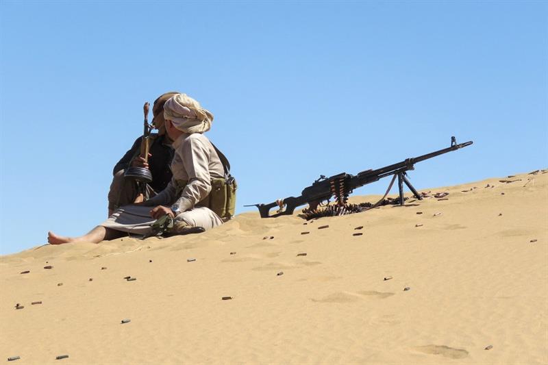 Yemeni pro-government fighters