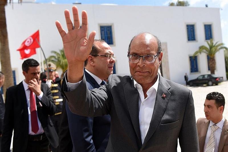 Tunisian former president Moncef Marzouki