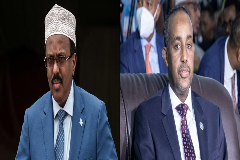 Somali President and PM 