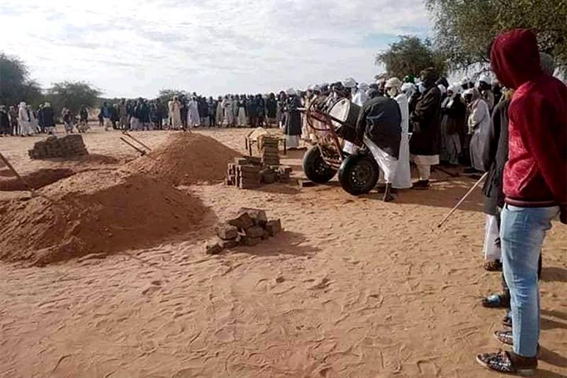 miners funeral in Sudan
