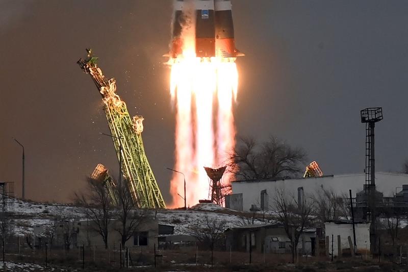 The Soyuz MS-20 spacecraft