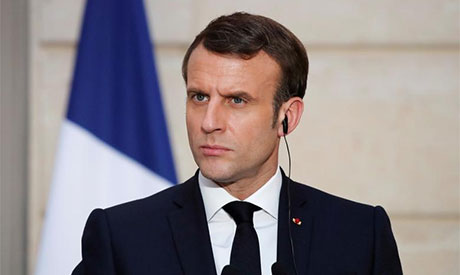 French President Emmanuel Macron , AFP