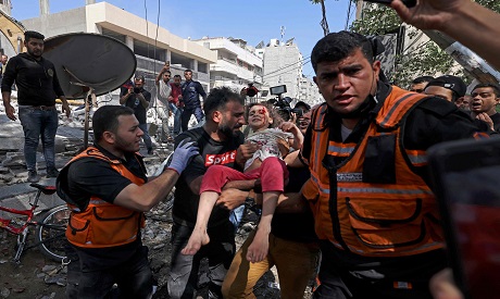 Israeli strikes on Gaza AFP
