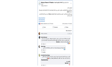 The Gaza conflict on social media 