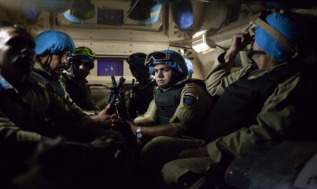 Egyptian peacekeepers at the MINUSCA