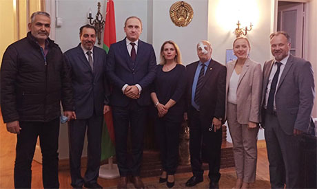 Belarusian delegation and delegation from the Egyptian Association 