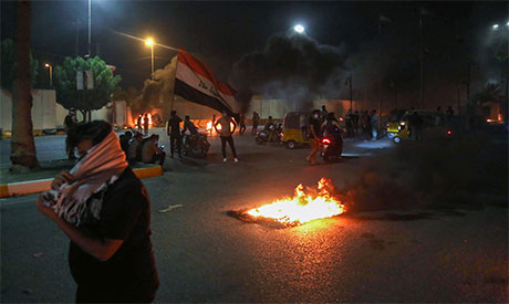 Iraqi protesters