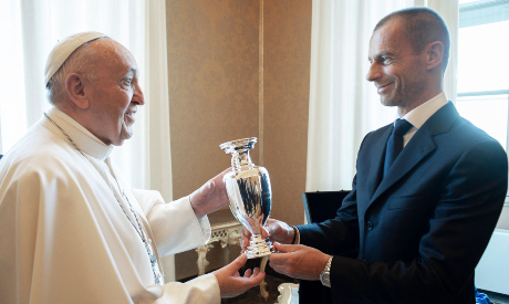 Aleksander Ceferin & Pope Francis