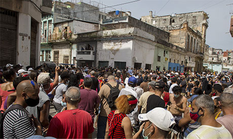 Protests in Havana