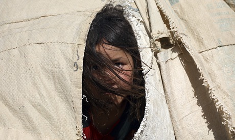 Afghani displaced girl