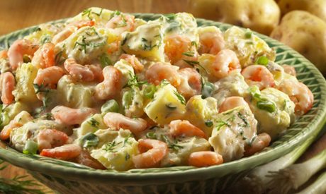 Shrimp potato salad	