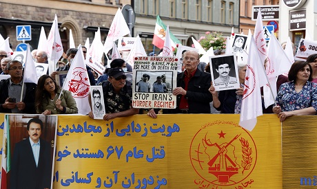 Protests against Iranian ex-official