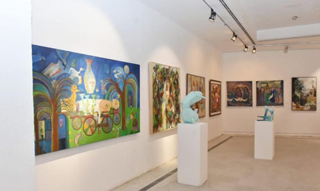 Artworks on show in the 42 General Exhibition