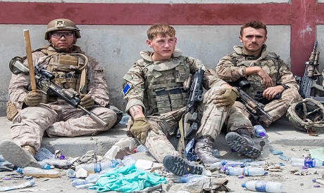 British and US Personnel at Kabul Airport