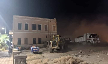 Demolition of Tawfiq Andraos Palace