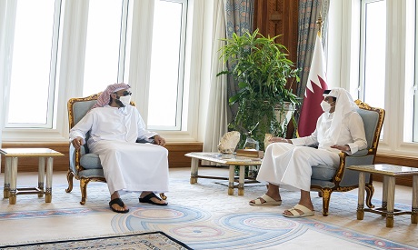 Qatari Emir meets UAE National Security Advisor