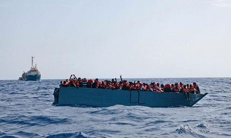 A boat Rescued by Italy