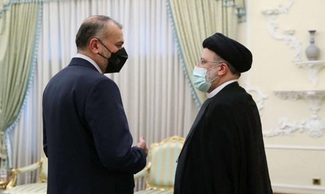 Iranian President and FM meeting