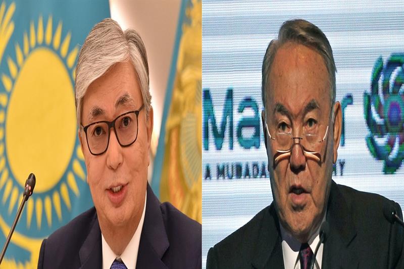 Kazakh president and former president 