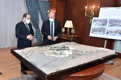 Egypt’s president reviews developments at South Sinai’s Great Transfiguration project