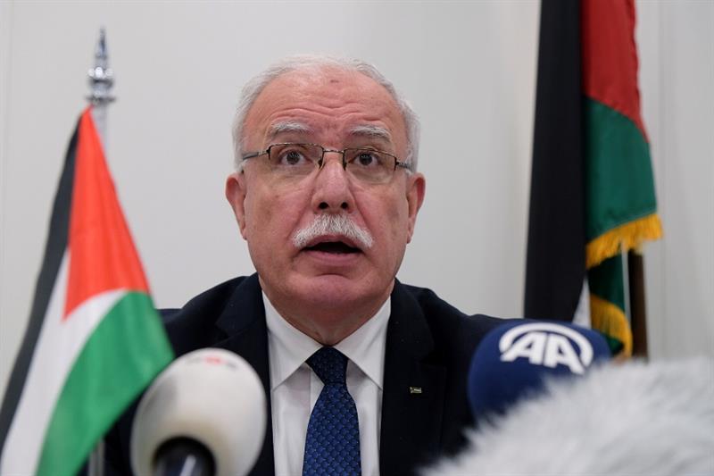 Palestinian Authority Foreign Minister Riad Malki 
