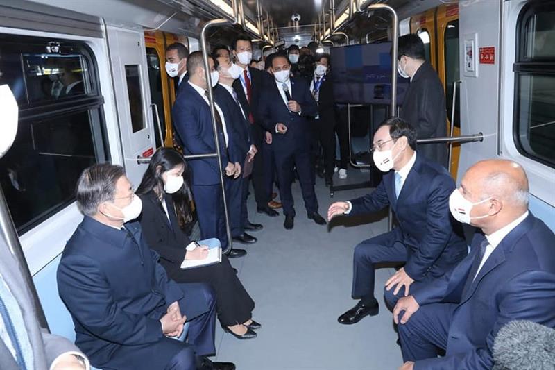 South Korea s President Moon Jae-in  in Egypt 