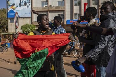 Burkina Faso forces fire tear gas at anti-govt protests