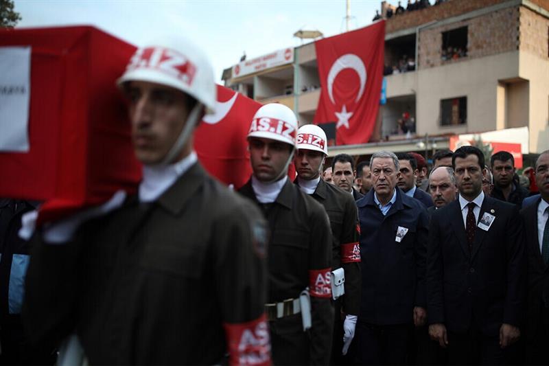 Turkish Military funeral ceremony