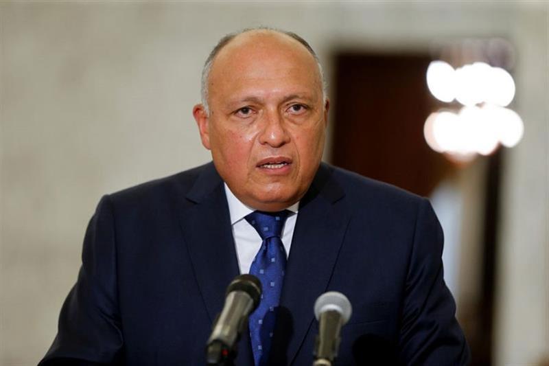 File Photo: Egyptian Foreign Minister Sameh Shoukry. Reuters