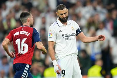 Real Madrid drop first points as Benzema spurns penalty against Osasuna