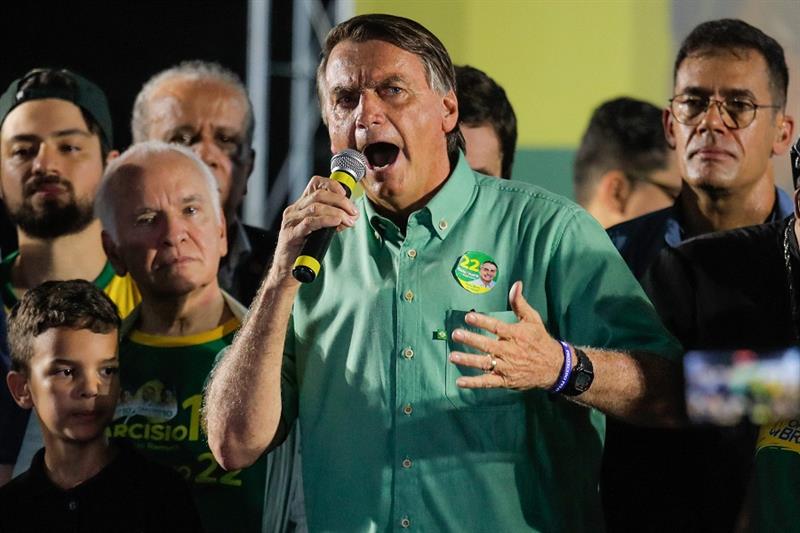 Brazilian President and re-election candidate Jair Bolsonaro 