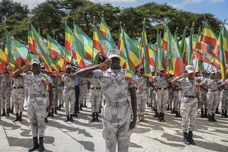 Members of the Ethiopian National Defense Force 